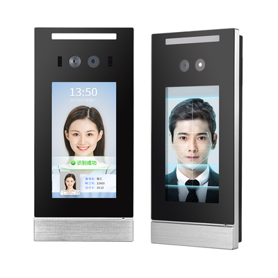 8 Inch Face Recognition Facial Terminal Motion Detection Period Attendance Machine Door Access Control System Temp Thermal Detector