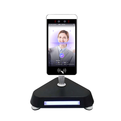 Abnormal Sound Detection Fisja Wifi Face Recognition Time Attendance Device Biometric Machine With Triangular Desk Bracket